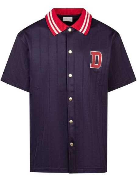 Camasi DRLE DE MONSIEUR Drle De Monsieur Logo Shirt BLUE Barbati (BM 17190004) 1