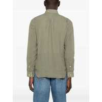 Camasi 120% LINO pentru Barbati - Camasi casual 120 LINO Button Down Shirt GREEN Barbati (BM 17192411) - B-mall.ro