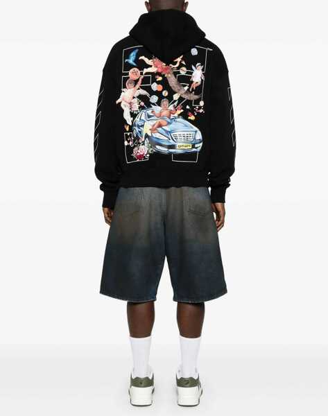 Bluze de trening Off-White Hoodie BLACK Barbati (BM 17192507) 2