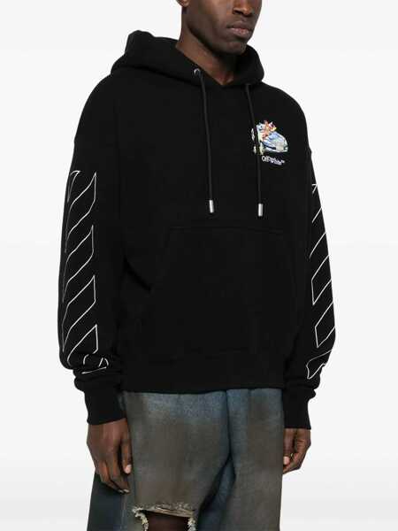 Bluze de trening Off-White Hoodie BLACK Barbati (BM 17192507) 4