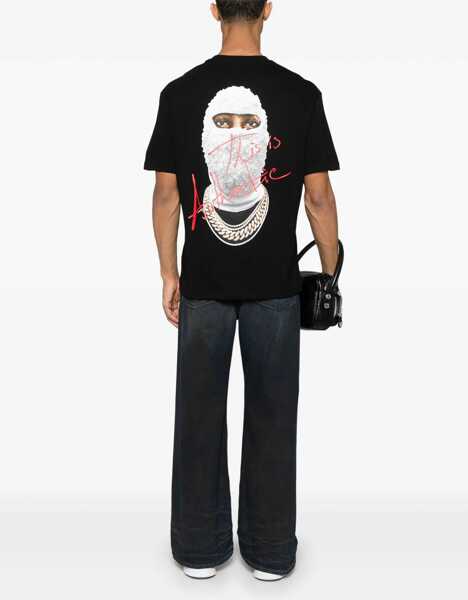 Tricouri Ih Nom Uh Nit This Is Authentic Mask Print T-Shirt BLACK Barbati (BM 17192534) 3