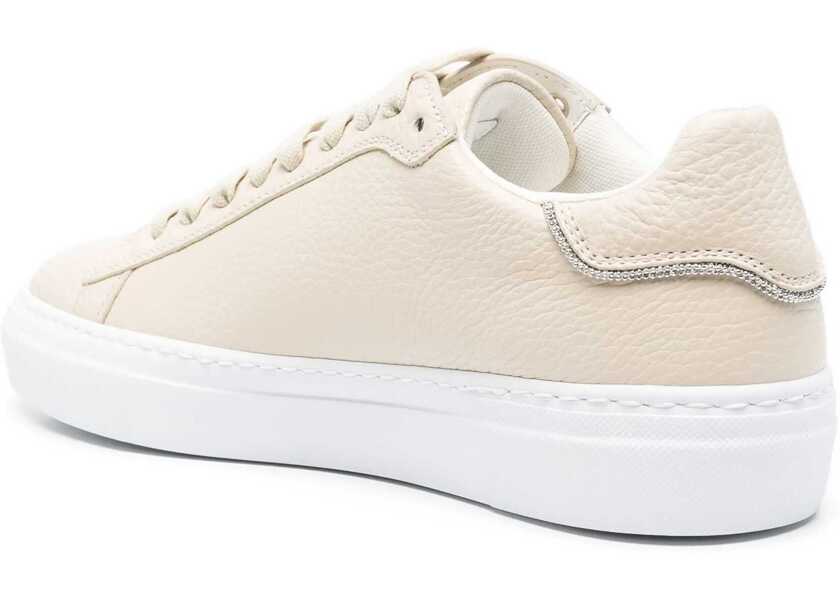 Sneakers Fabiana Filippi Leather Sneaker POWDER Femei (BM 17192600) 3