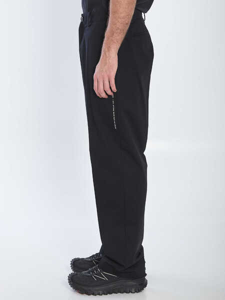 Pantaloni casual Moncler Cotton Gabardine Trousers BLACK Barbati (BM 17192777) 3