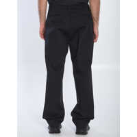 Pantaloni Moncler pentru Barbati - Pantaloni casual Moncler Cotton Gabardine Trousers BLACK Barbati (BM 17192777) - B-mall.ro