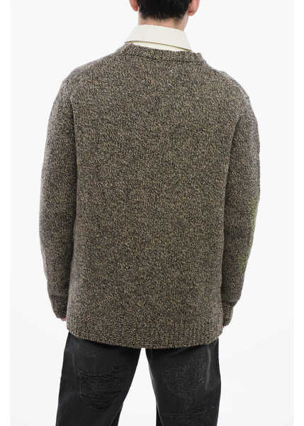 Cardigane Maison Margiela Mm1 Alpaca And Wool Cardigan With V Neck Brown Barbati (BM 17192852) 2