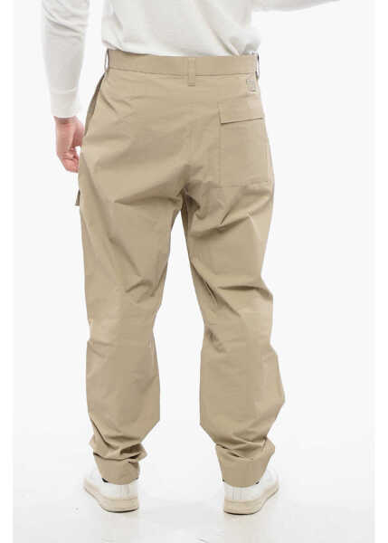 Pantaloni casual Dior Cotton Blend Cargo Pants Beige Barbati (BM 17192957) 2