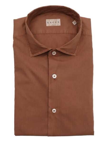 Camasi casual XACUS SHIRT Brown Barbati (BM 17193217) 1