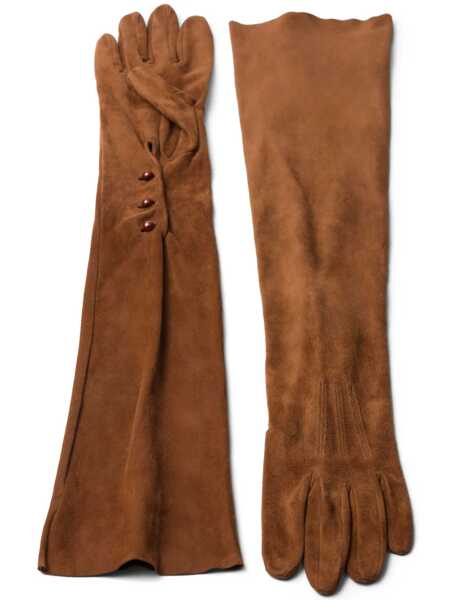 Manusi Prada Prada Gloves Brown Femei (BM 17194372) 1