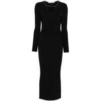 Rochii Alexander Wang Ls V-Neck Maxi Dress Femei