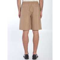 Pantaloni scurti Gucci pentru Barbati - Pantaloni scurti Gucci Cotton Poplin Bermuda Shorts Beige Barbati (BM 17195014) - B-mall.ro