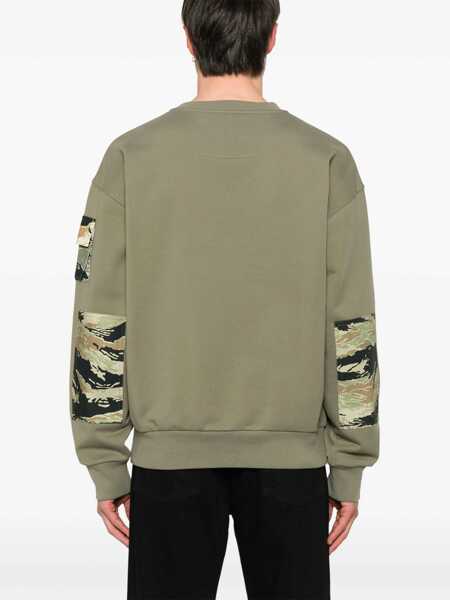 Pulovere Givenchy Givenchy Sweatshirt With Logo GREEN Barbati (BM 17196487) 4