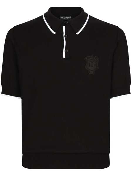Tricouri Polo Dolce & Gabbana Dolce & Gabbana Polo Black Barbati (BM 17197774) 1