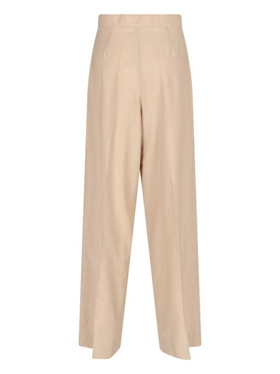 Pantaloni casual SA SU PHI Sa Su Phi Trousers Beige Femei (BM 17199388) 3