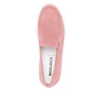 Sneakers Woolrich Dama - Sneakers Woolrich Woolrich Suede Leather Slip On Sneakers PINK Femei (BM 17200087) - B-mall.ro