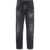 Balmain Straight Fit Biker Jeans With Ankle Zip 20Cm Black