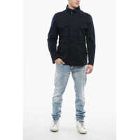 Jachete pentru Barbati pagina 15 - Jachete Woolrich Hidden Hood Field Sahariana Blue Barbati (BM 17200448) - B-mall.ro
