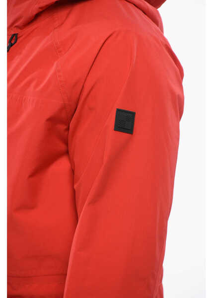 Jachete Woolrich Hooded Gtx Windbreaker With Utility Pockets Red Barbati (BM 17200466) 3