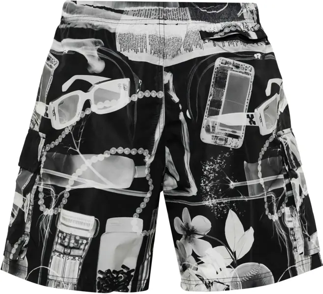Bermude Off-White Cargo Xray Swimshorts Black Barbati (BM 17200586) 2