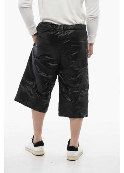 Pantaloni scurti Maison Margiela Padded Straight-Fit Shorts Black Barbati (BM 17200598) 2