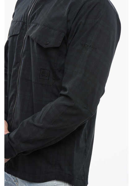 Jachete Woolrich Front Pockets Mesh Windbreaker Blue Barbati (BM 17200610) 3