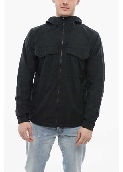 Jachete Woolrich Front Pockets Mesh Windbreaker Blue Barbati (BM 17200610) 1