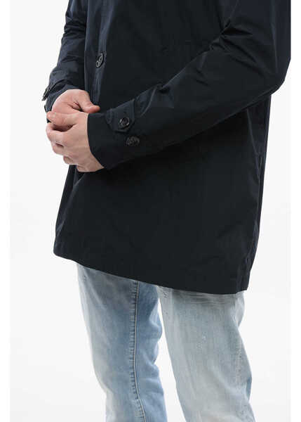 Paltoane Woolrich Buttoned City Coat Blue Barbati (BM 17200613) 3