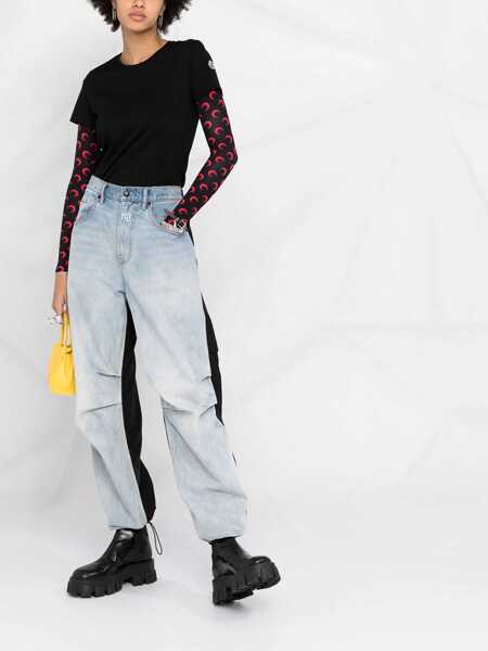 Tricouri Moncler Cotton T-Shirt BLACK Femei (BM 17201168) 2