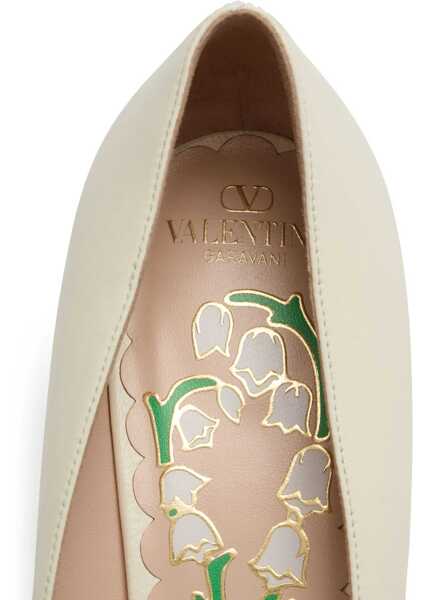 Pantofi cu toc Valentino Garavani Bowow Pumps WHITE Femei (BM 17201468) 5