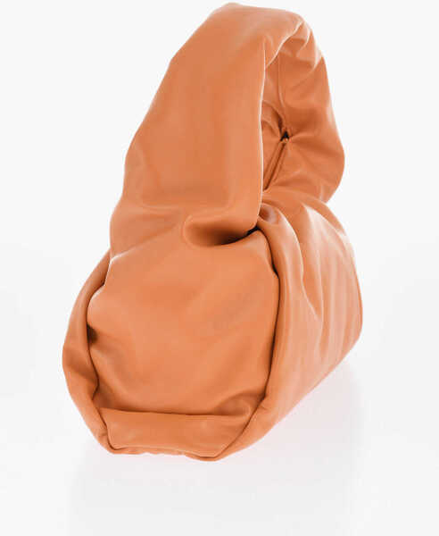 Genti de mana Bottega Veneta Leather The Shoulder Pouch Hobo Bag Orange Femei (BM 17201498) 2