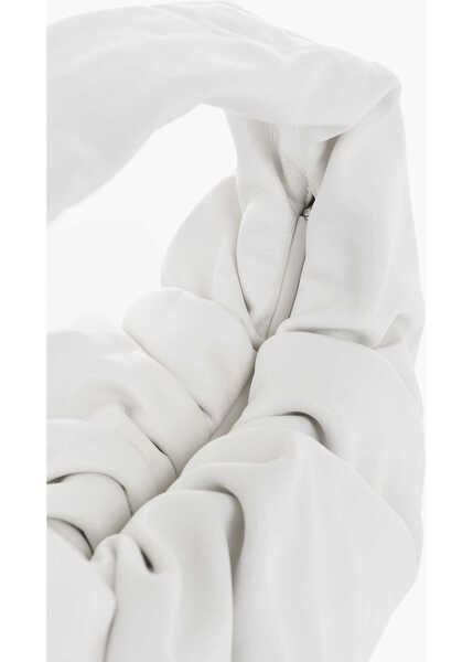 Genti de mana Bottega Veneta Leather The Shoulder Pouch Hobo Bag White Femei (BM 17201501) 3