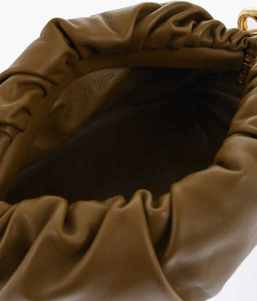 Genti de mana Bottega Veneta Leather The Chain Pouch Bag With Magnetic Closure Brown Femei (BM 17201537) 4