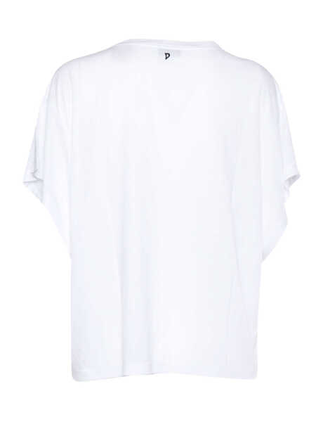 Pulovere Dondup V NECK SWEATER White Femei (BM 17201800) 2