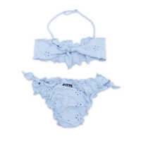 Costume de baie pentru Fete - Costume de baie Mc2 Saint Barth BANDEAU FROU FROU BIKINI Light Blue Fete (BM 17201815) - B-mall.ro