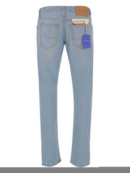 Blugi drepti Jacob Cohen SUPER SLIM FIT NICK PANTS Light Blue Barbati (BM 17201854) 2