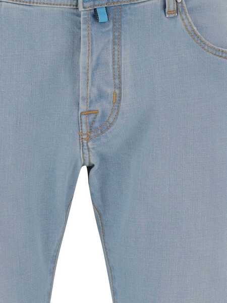 Blugi drepti Jacob Cohen SUPER SLIM FIT NICK PANTS Light Blue Barbati (BM 17201854) 3