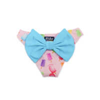 Costume de baie pentru Fete - Costume de baie intregi Mc2 Saint Barth SLIP WITH BOW Multicolor Fete (BM 17201920) - B-mall.ro