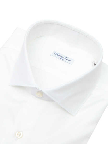Camasi casual Sartoria Del Campo-Sonrisa MAN SHIRT White Barbati (BM 17201959) 2