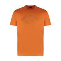 Tricouri Paul & Shark Cotton Crew-Neck T-Shirt Barbati