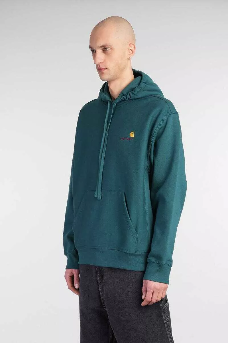 Pulovere Carhartt Carhartt Wip Hooded American Sweatshirt GREEN Barbati (BM 17203261) 4