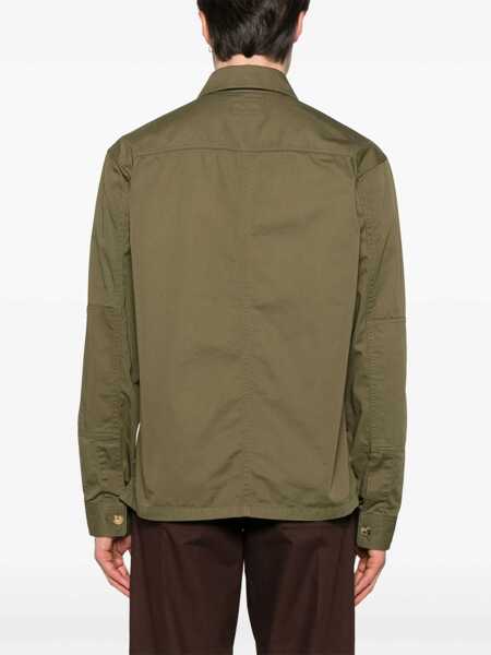 Camasi Saint Laurent Saint Laurent Shirts GREEN Barbati (BM 17203948) 4