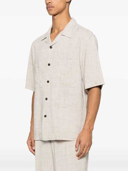 Camasi BARENA Solana Gresto Shirt Beige Barbati (BM 17204131) 3