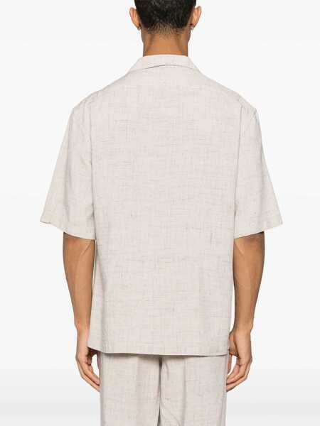 Camasi BARENA Solana Gresto Shirt Beige Barbati (BM 17204131) 4