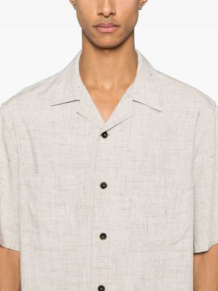 Camasi BARENA Solana Gresto Shirt Beige Barbati (BM 17204131) 5