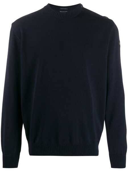 Pulovere Paul&Shark Paul & Shark Virgin Wool Crew-Neck Sweater BLUE Barbati (BM 17204779) 1
