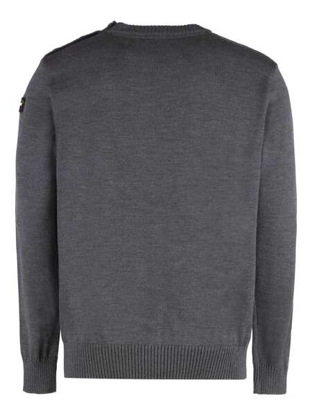 Pulovere Paul&Shark Paul & Shark Virgin Wool Crew-Neck Sweater GREY Barbati (BM 17204782) 2