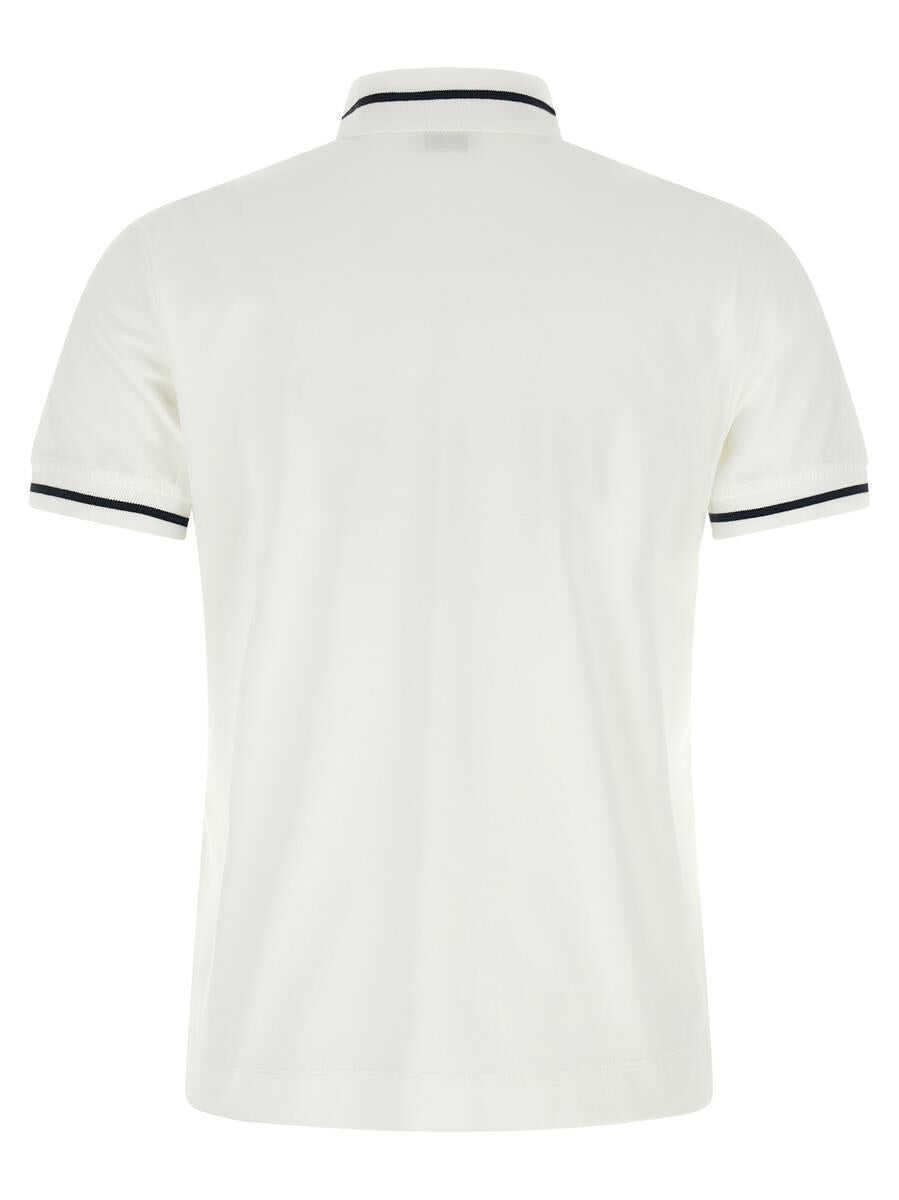 Tricouri Polo Brunello Cucinelli Brunello Cucinelli Logo Polo Shirt WHITE Femei (BM 17206762) 2