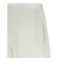 Pantaloni Fabiana Filippi Dama - Pantaloni casual Fabiana Filippi Fabiana Filippi Wide Cotton Trousers WHITE Femei (BM 17207680) - B-mall.ro