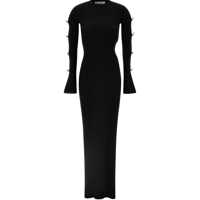 Rochii Mach & Mach 'Cut-Out Crystal Bow' Dress Femei