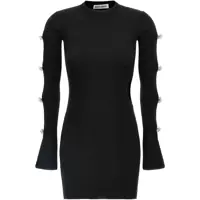 Rochii Mach & Mach 'Cut-Out Crystal Bow' Dress Femei