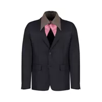 Costume Prada Wool Single-Breasted Jacket Barbati